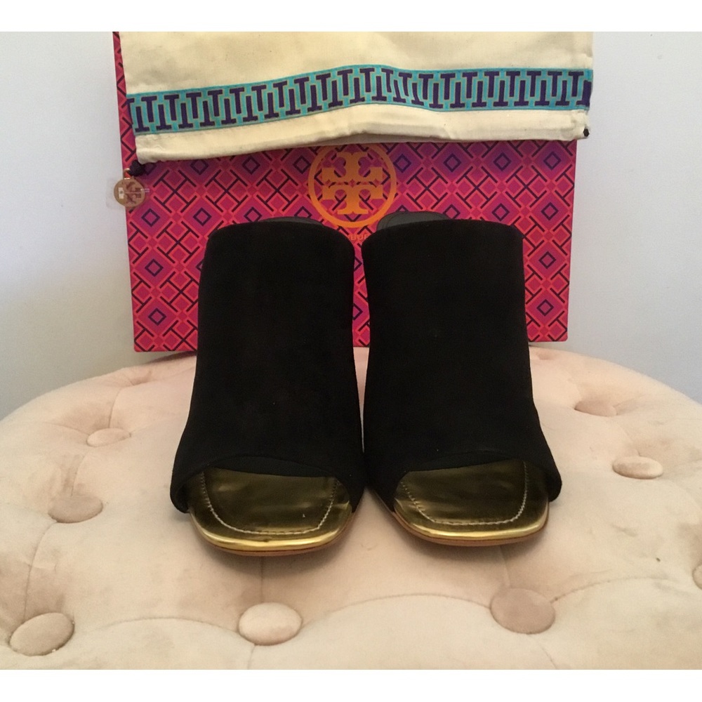 Tory Burch Ellis Suede Mule brand new in the box